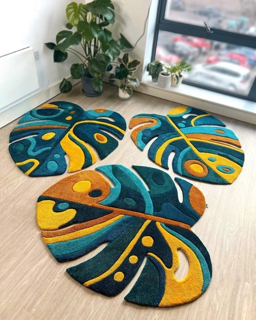 floor decoration modern rug