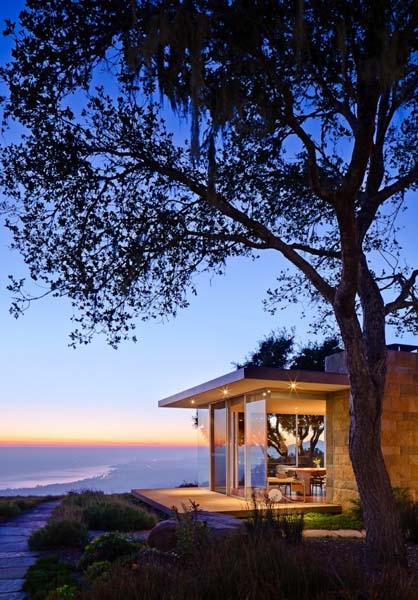 contemporary home glass wall design