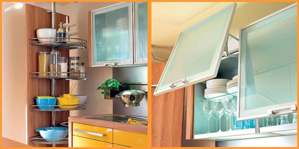 yellow kitchen cabinets