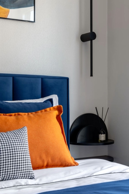 modern furniture decor accessories orange accents