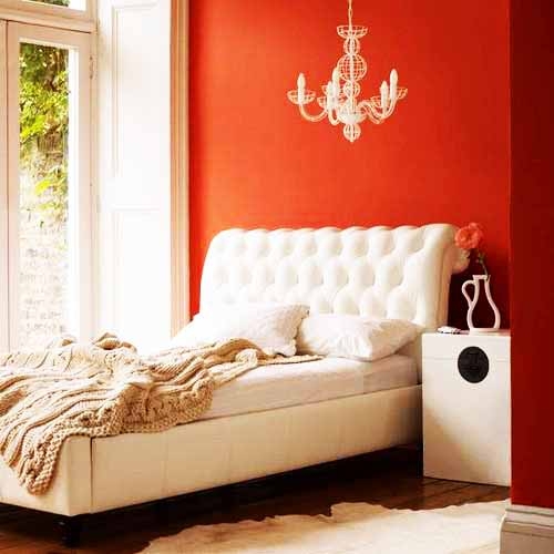 orange wall paint