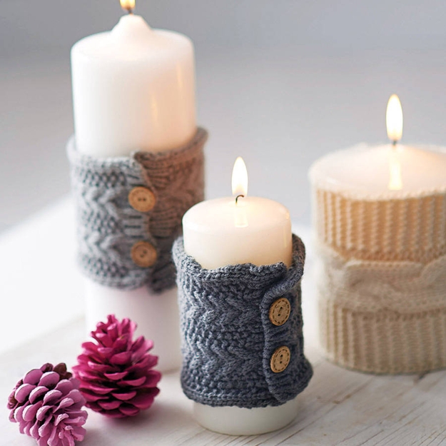 handmade candle holders