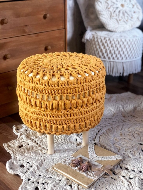 unique furniture home decorations knitting crocheting projects