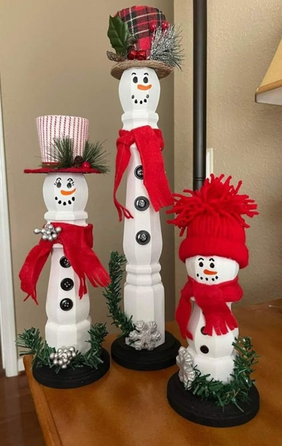 winter themed decorations original snowmen