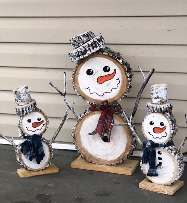 winter themed decorations original snowmen