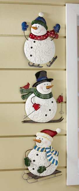 winter themed decorations original snowmen