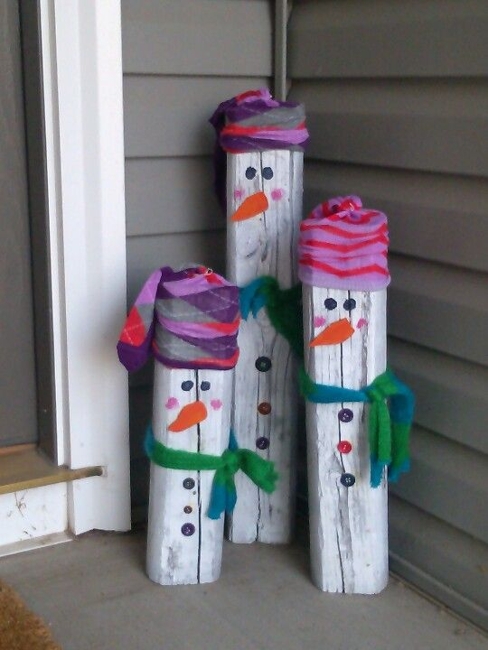 winter themed decorations original snowmen