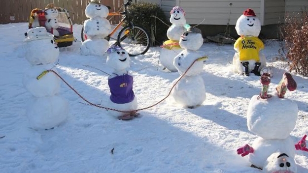 winter themed decorations original snowmen