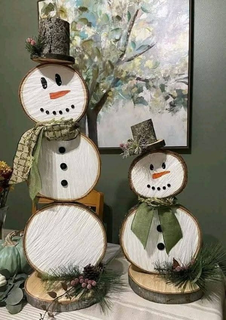 winter themed decorations original snowmen