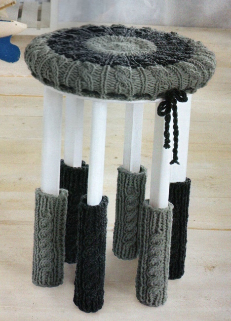 knitting ideas furniture decoration