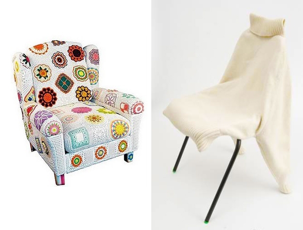 knitting ideas furniture decoration
