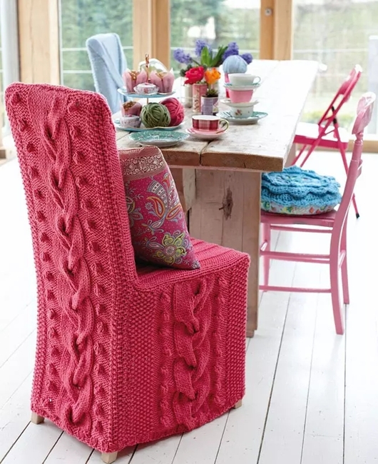 knitting ideas furniture decoration