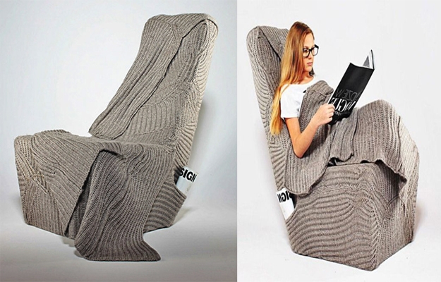 knitting ideas furniture decoration
