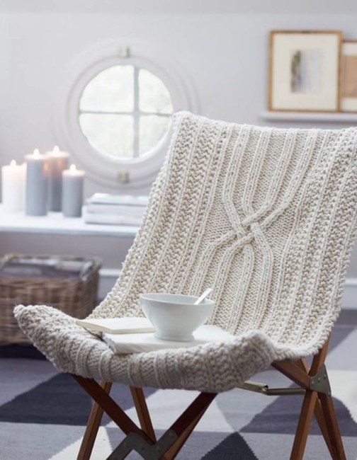 knitting ideas furniture decoration