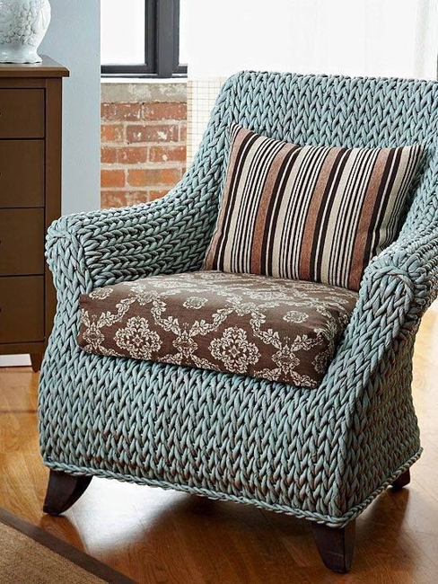 knitting ideas furniture decoration