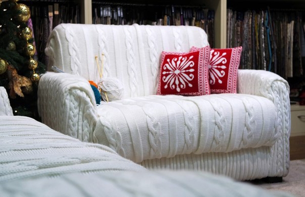 knitting ideas furniture decoration