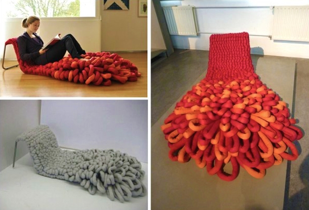 knitting ideas furniture decoration