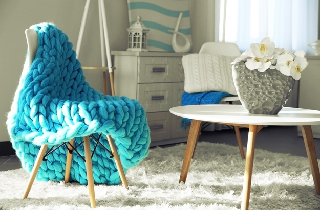 knitting ideas furniture decoration
