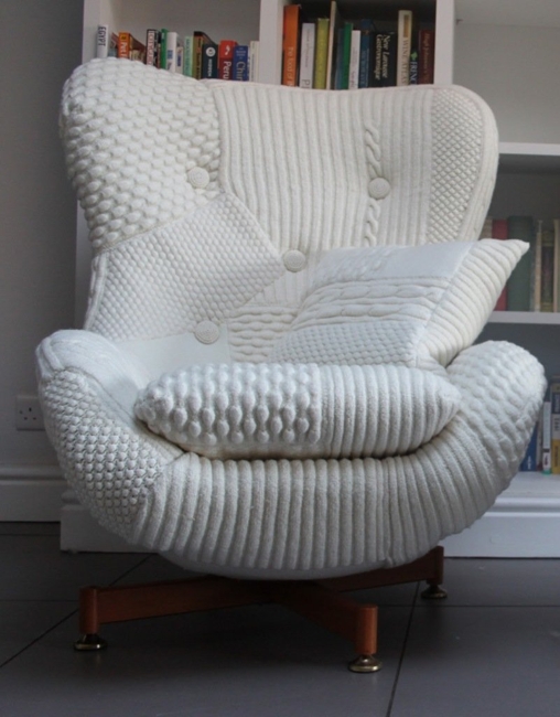knitting ideas furniture decoration