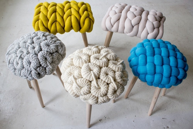 contemporary stool cushions