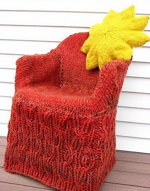 knitting ideas furniture decoration