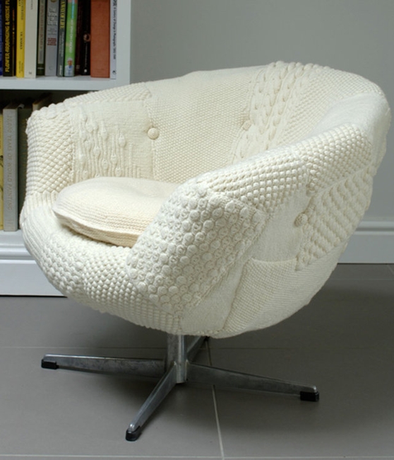 knitting ideas furniture decoration