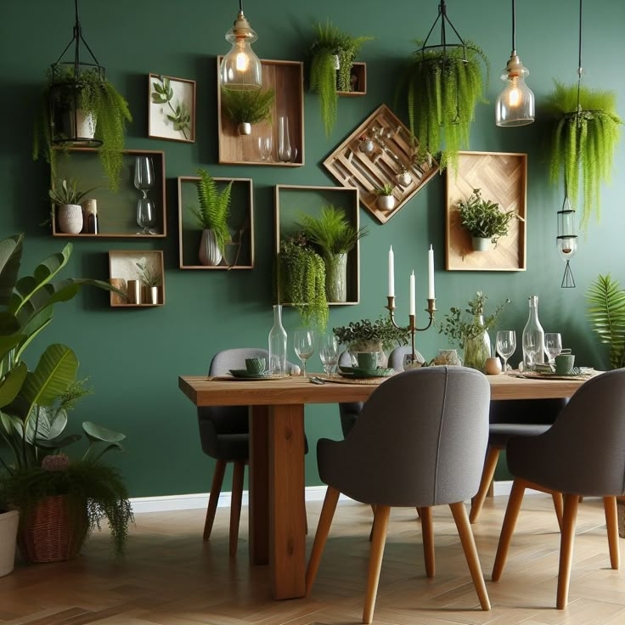 green wall paint color