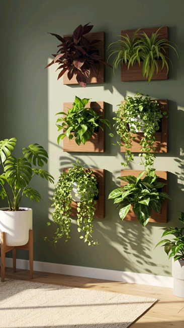 wall panels planters