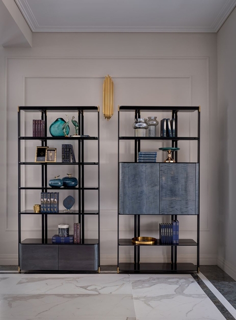 shelf decorating idea