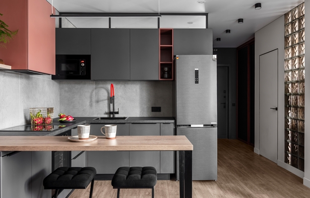 small kitchens storage organization