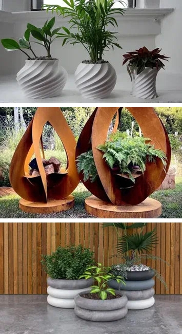 unusual planters home accents yard decorations