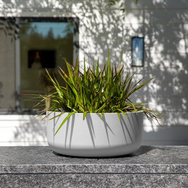 contemporary planters greenery flowering plants yard decorations