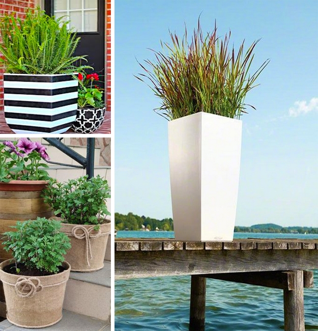 contemporary planters