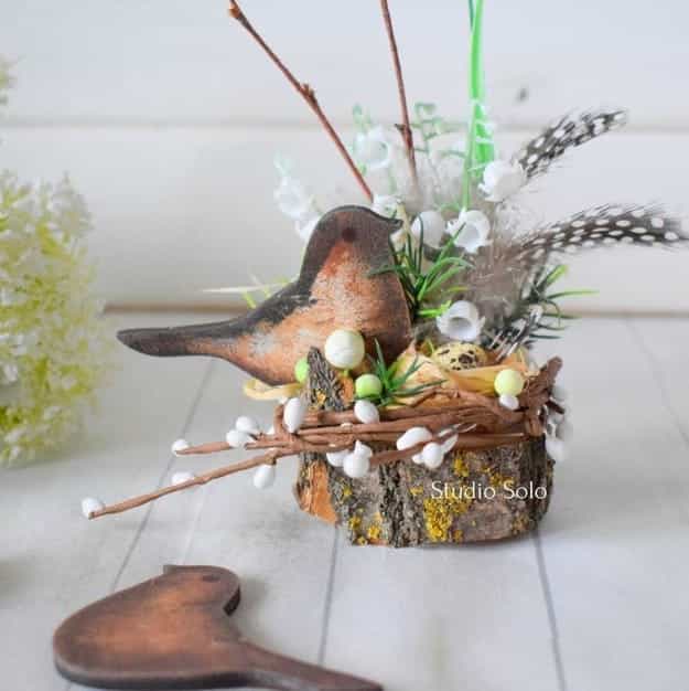 bird decorations crafts accents floral arrangements