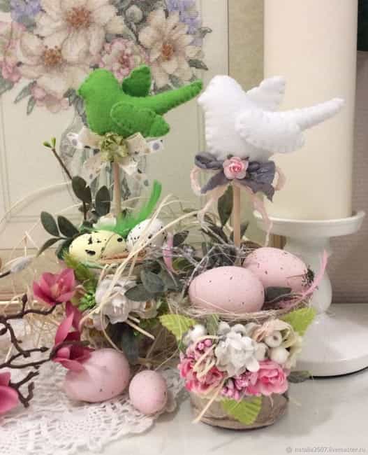 bird decorations crafts accents floral arrangements