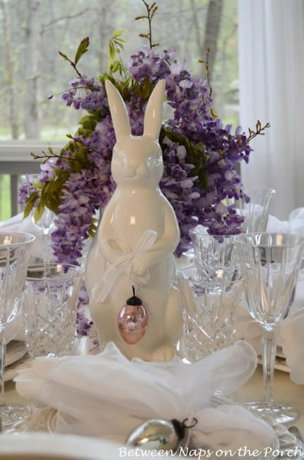 easter accents bunny centerpiece ideas