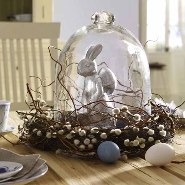 easter accents bunny centerpiece ideas