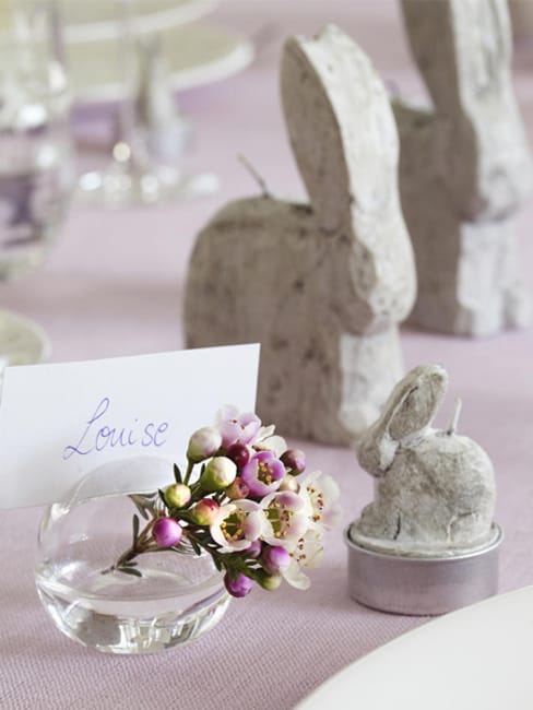 easter accents bunny centerpiece ideas
