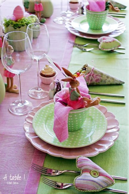 easter accents bunny centerpiece ideas