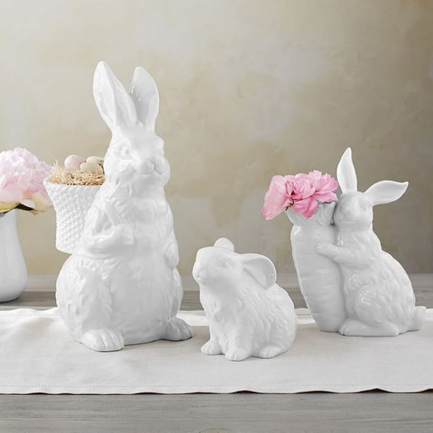 easter accents bunny centerpiece ideas