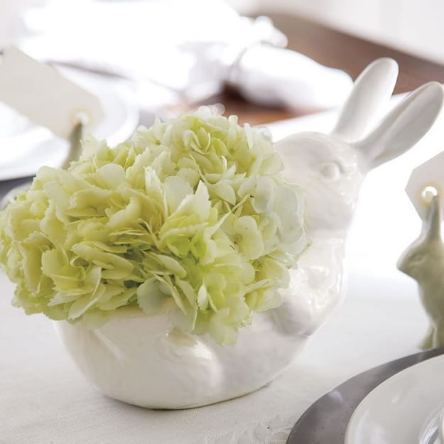easter accents bunny centerpiece ideas