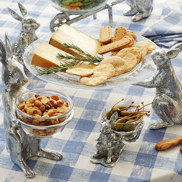 easter accents bunny centerpiece ideas