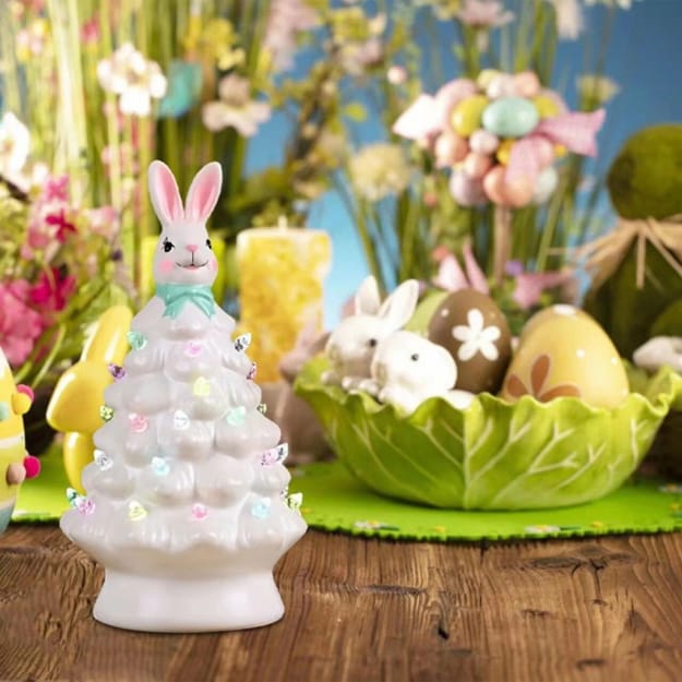 easter accents bunny centerpiece ideas