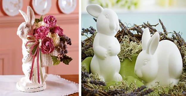 easter accents bunny centerpiece ideas