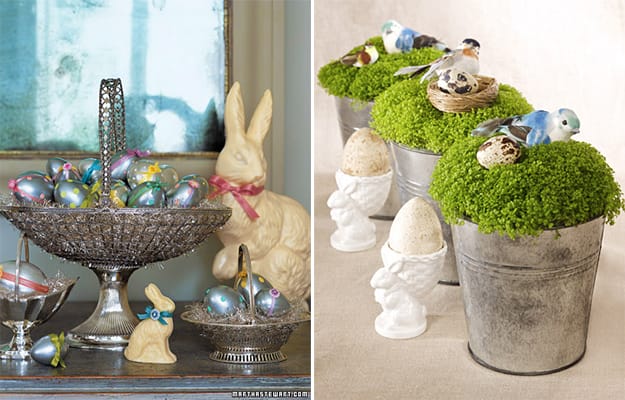 easter accents bunny centerpiece ideas