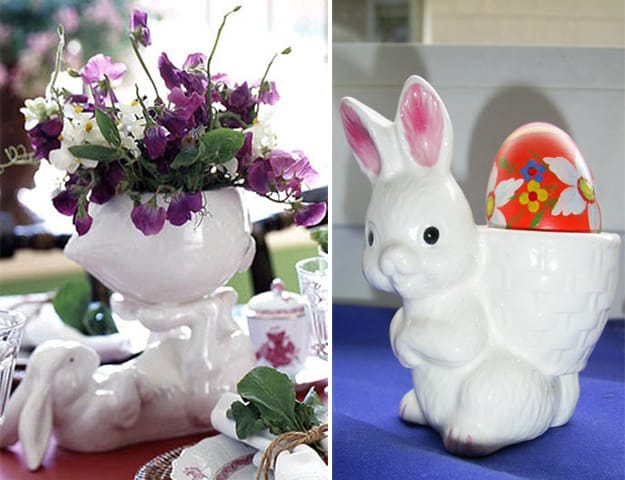 easter accents bunny centerpiece ideas