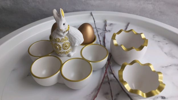 easter accents bunny centerpiece ideas