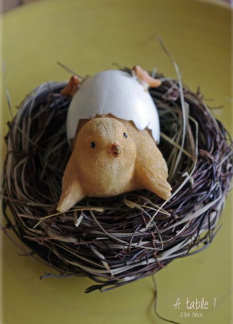 chicken figurine easter decorations