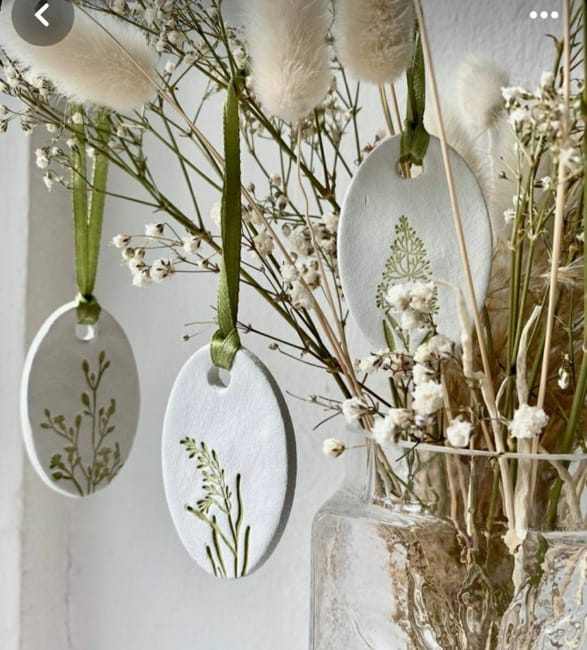 clay holiday decorations