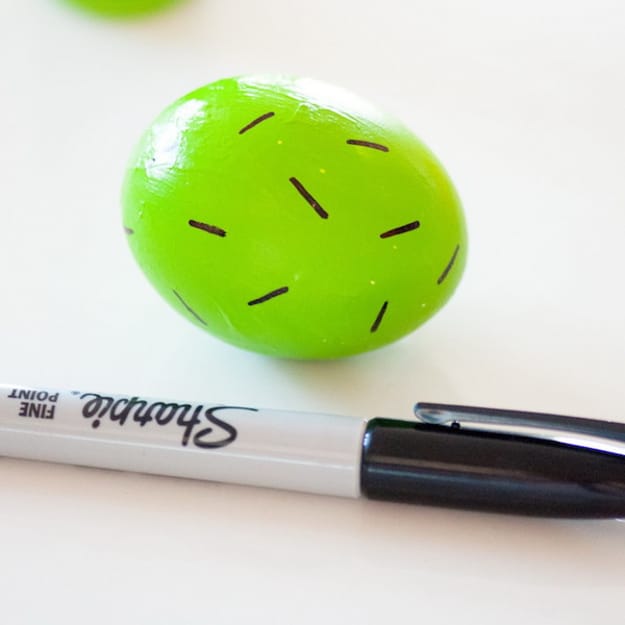 egg painting ideas flowering cacti